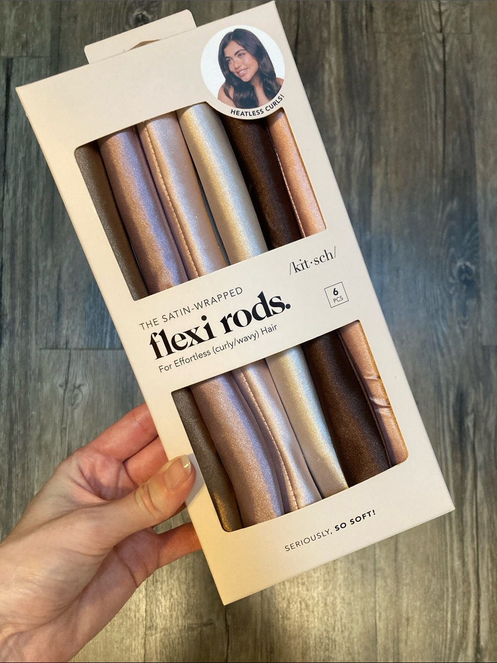 Kitsch Satin-Wrapped Flexi Rods - Rose Gold, Champagne & Bronze
